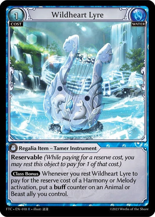 Wildheart Lyre (18) (FTC) - Grand Archive TCG Single