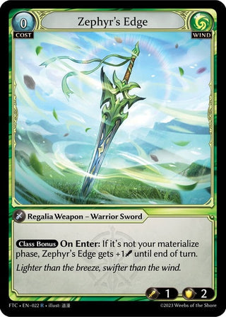 Zephyr’s Edge (22) (FTC) - Grand Archive TCG Single
