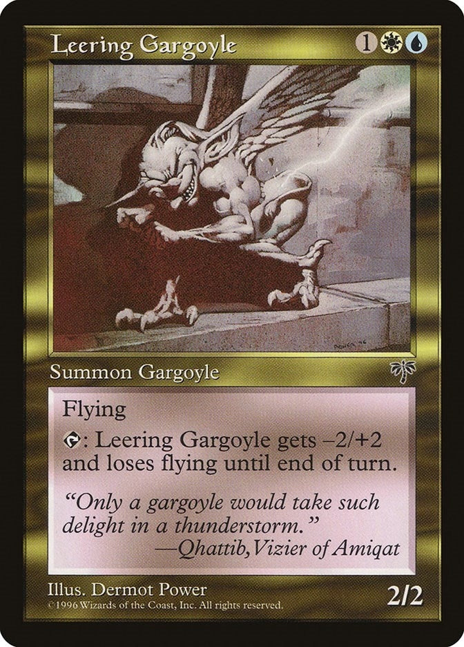 Leering Gargoyle [MIR] - MTG Single
