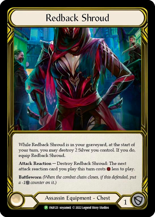 Redback Shroud (Golden) (123) [PR] - Flesh and Blood TCG Single