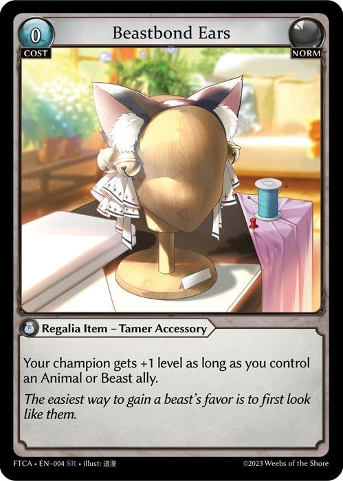 Beastbond Ears (4) (FTC) - Grand Archive TCG Single