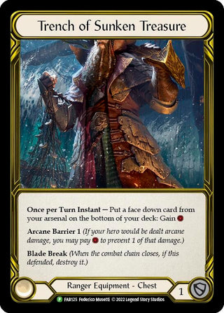 Image for Trench of Sunken Treasure (Golden) - FAB125 (FAB125) - Flesh and Blood TCG