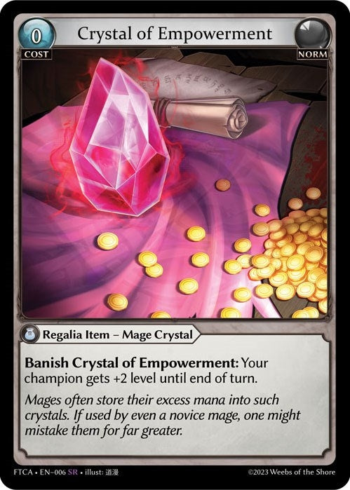 Crystal of Empowerment (30) (FTC) - Grand Archive TCG Single