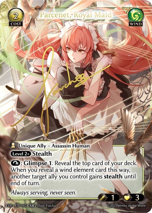 Image for Parcenet, Royal Maid (CSR) (005) (Promotional Cards) - Grand Archive TCG