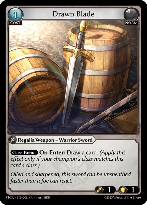 Drawn Blade (8) (FTC) - Grand Archive TCG Single