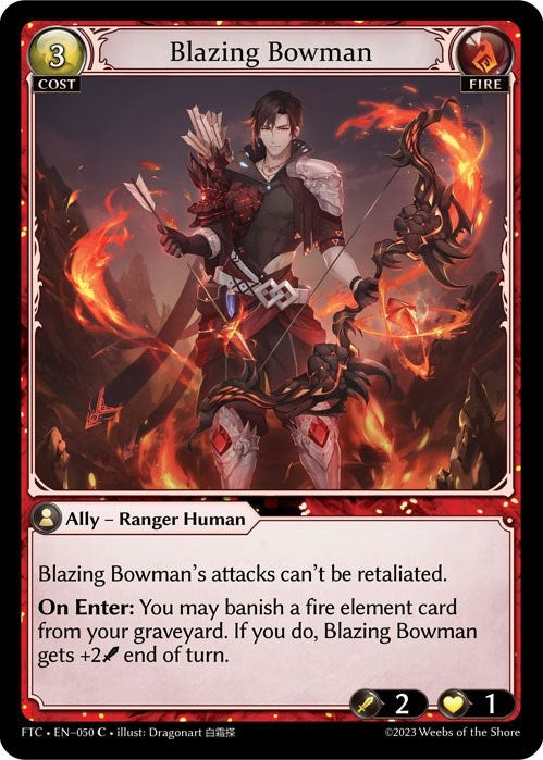 Blazing Bowman (50) (FTC) - Grand Archive TCG Single