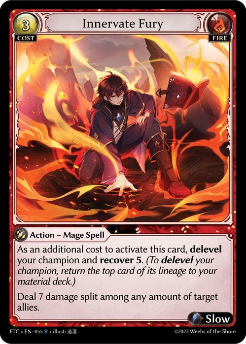 Innervate Fury (55) (FTC) - Grand Archive TCG Single
