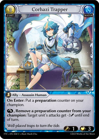 Corhazi Trapper (58) (FTC) - Grand Archive TCG Single