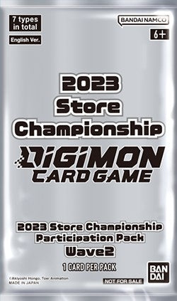 2023 Store Championship Participant Pack Wave 2 [D-PR] - Digimon Card Game Sealed