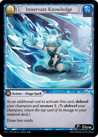 Innervate Knowledge (65) (FTC) - Grand Archive TCG Single