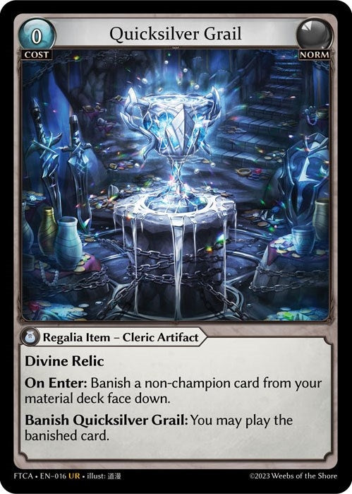 Quicksilver Grail (016) (16) (FTC) - Grand Archive TCG Single