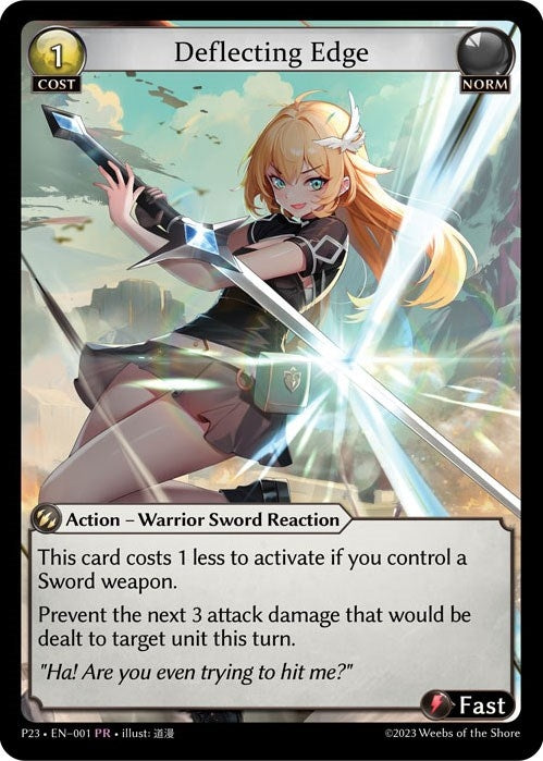 Image for Deflecting Edge (080) (Promotional Cards) - Grand Archive TCG