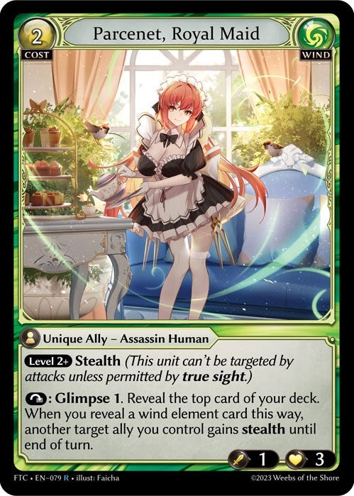 Parcenet Royal Maid (79) (FTC) - Grand Archive TCG Single
