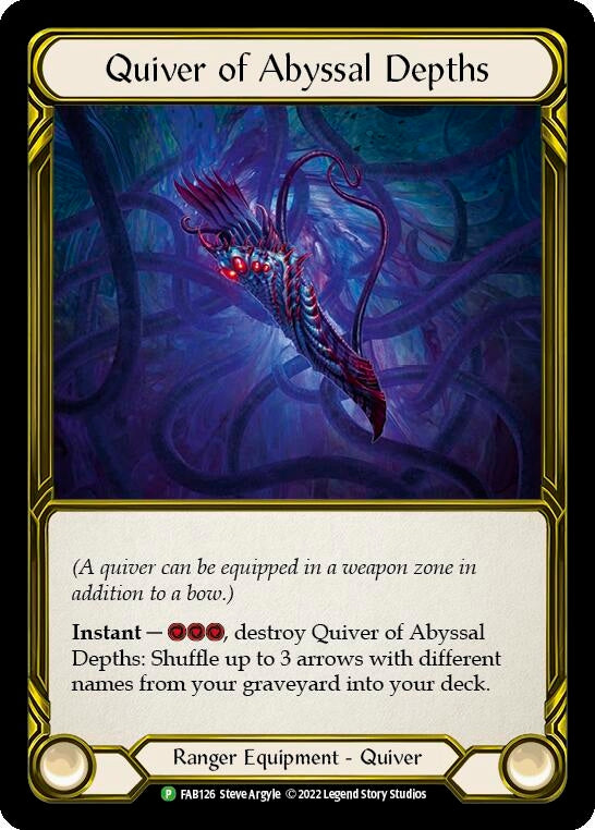 Quiver of Abyssal Depths (Golden) (126) [PR] - Flesh and Blood TCG Single