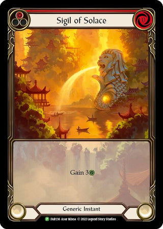 Sigil of Solace (FAB136) (136) [PR] - Flesh and Blood TCG Single