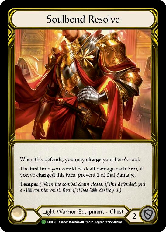 Soulbond Resolve (Golden) (139) [PR] - Flesh and Blood TCG Single