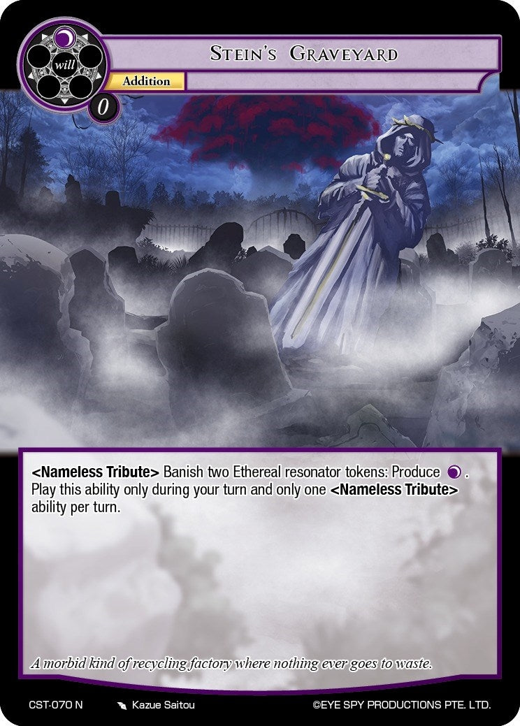Stein’s Graveyard (70) [CST] - Force of Will Single