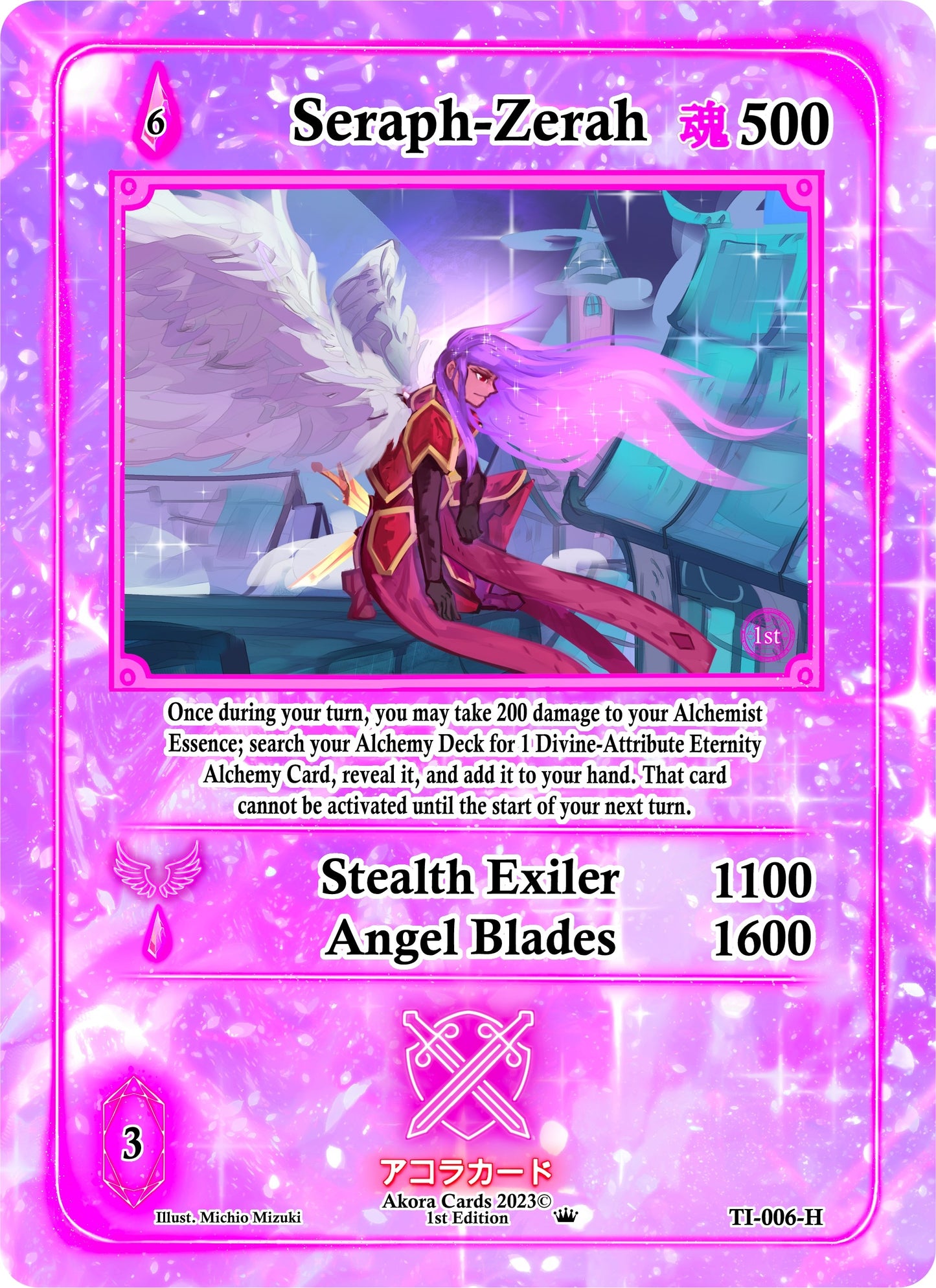 Seraph-Zerah (Holo) (6) (TI1E) - Akora TCG Single