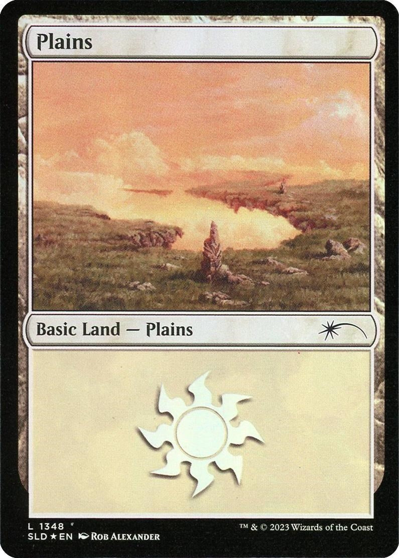 Plains (1348) (1348) [SLD] - MTG Single
