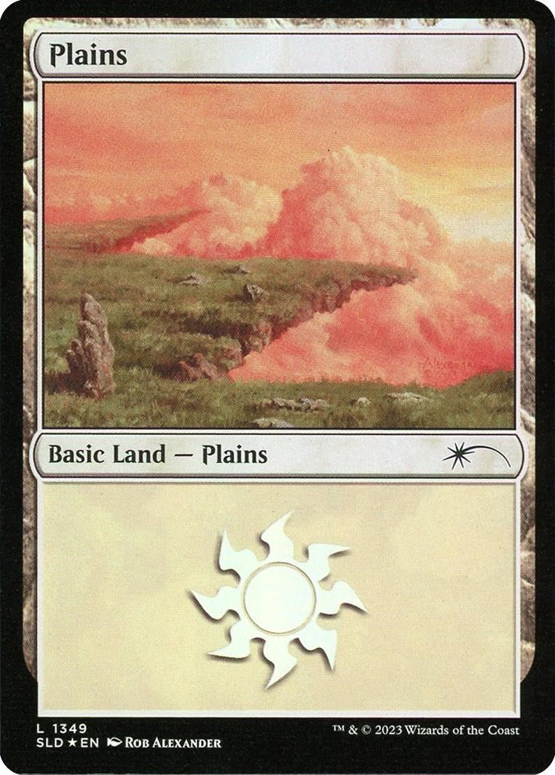Plains (1349) (1349) [SLD] - MTG Single