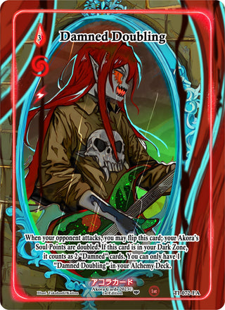 Damned Doubling (Full Art) (72) (TI1E) - Akora TCG Single