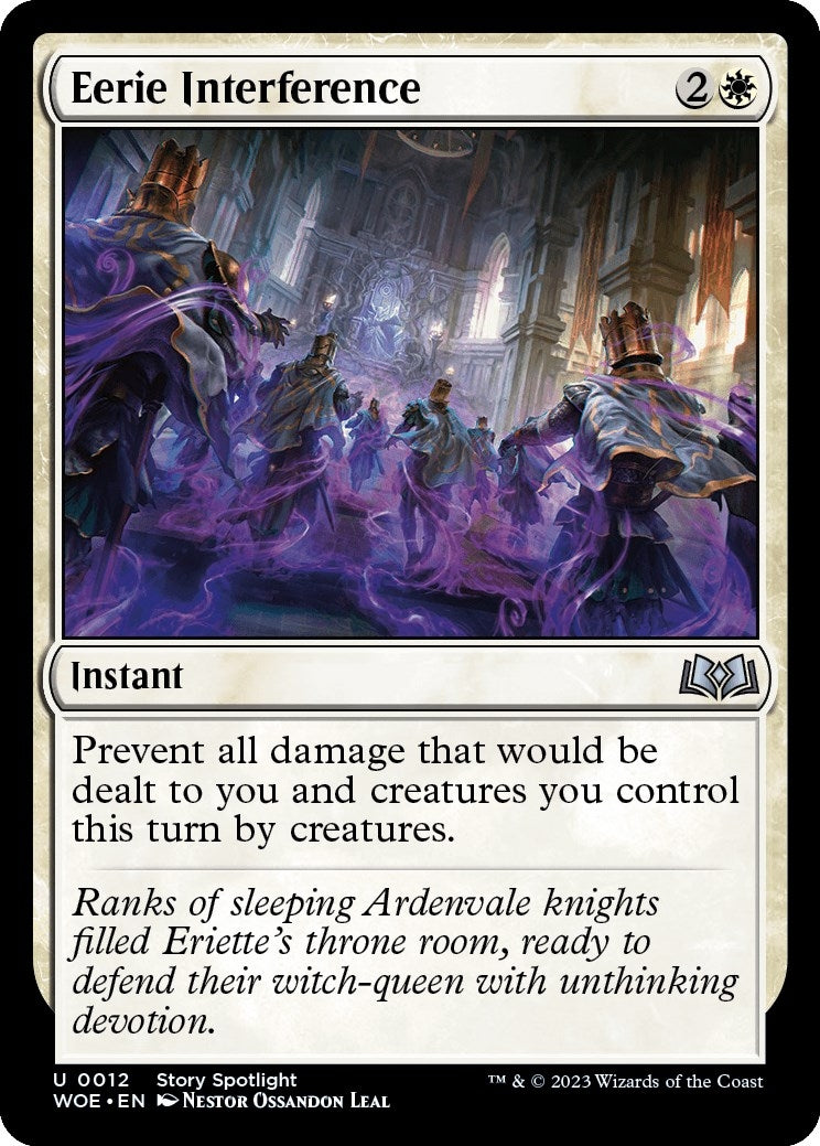 Eerie Interference (12) [WOE] - MTG Single