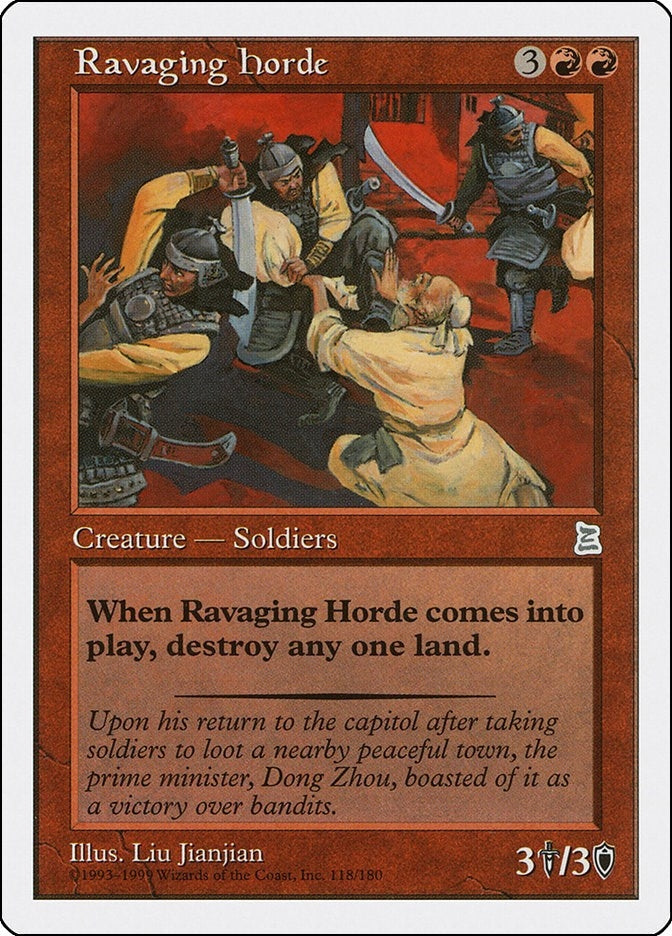 Ravaging Horde (118) [PTK] - MTG Single