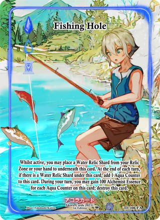 Fishing Hole (Full Art) (108) (TI1E) - Akora TCG Single
