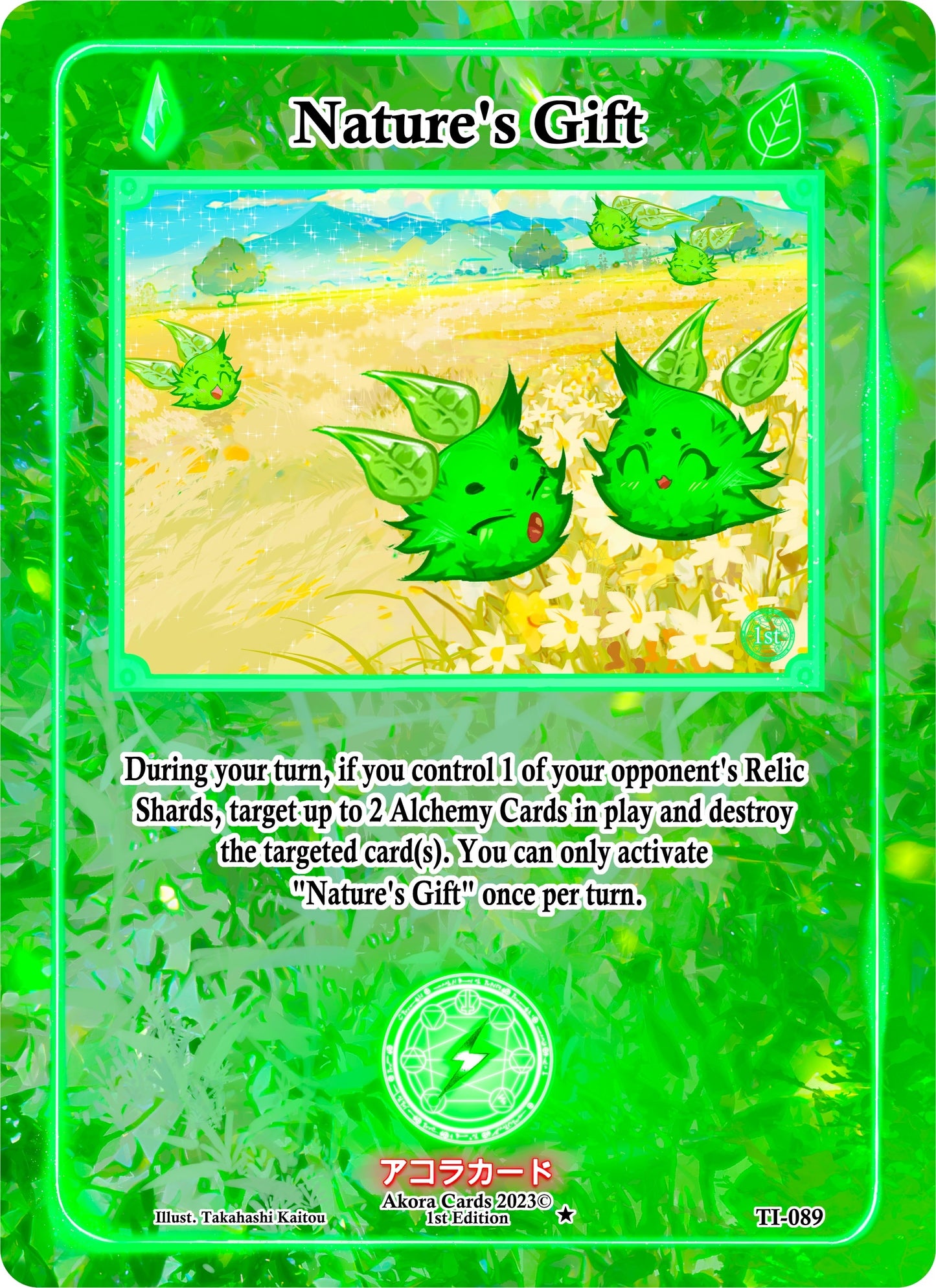 Nature’s Gift (89) (TI1E) - Akora TCG Single
