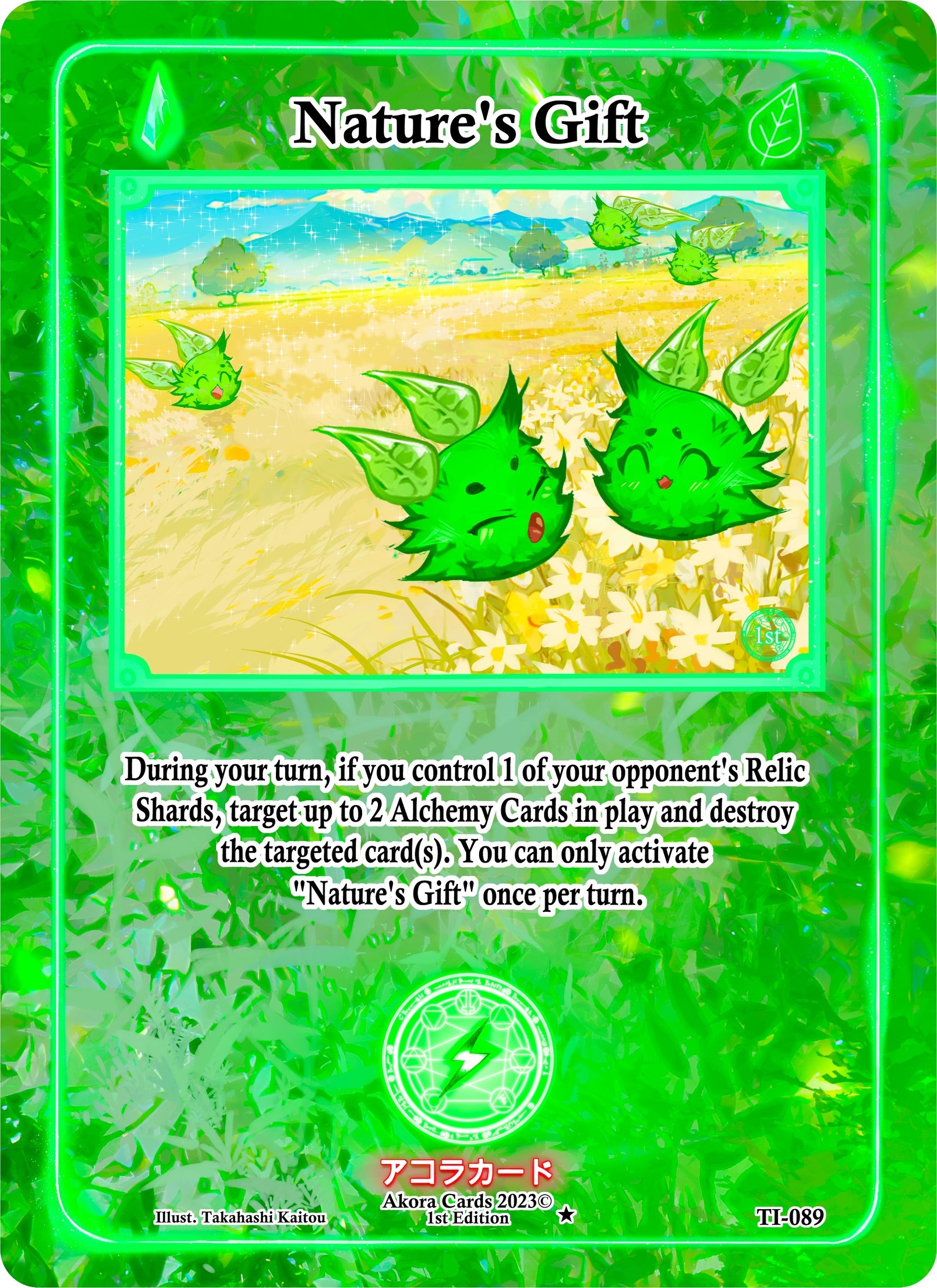 Nature’s Gift (89) (TI1E) - Akora TCG Single