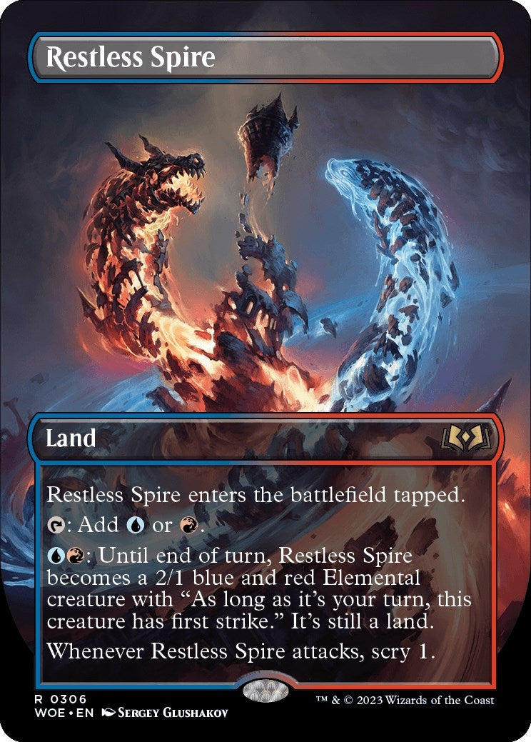 Restless Spire (Borderless) (306) [WOE] - MTG Single