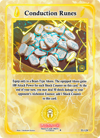 Conduction Runes (129) (TI1E) - Akora TCG Single