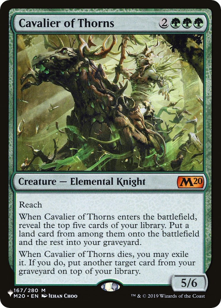 Cavalier of Thorns (167) [LIST] - MTG Single