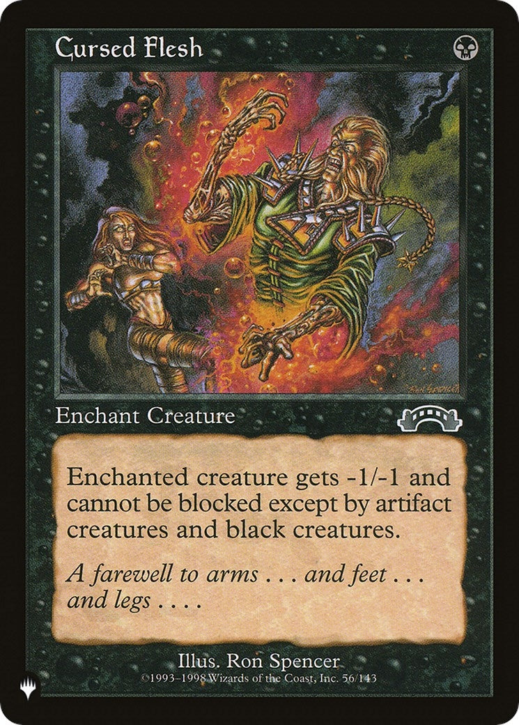 Cursed Flesh (56) [LIST] - MTG Single