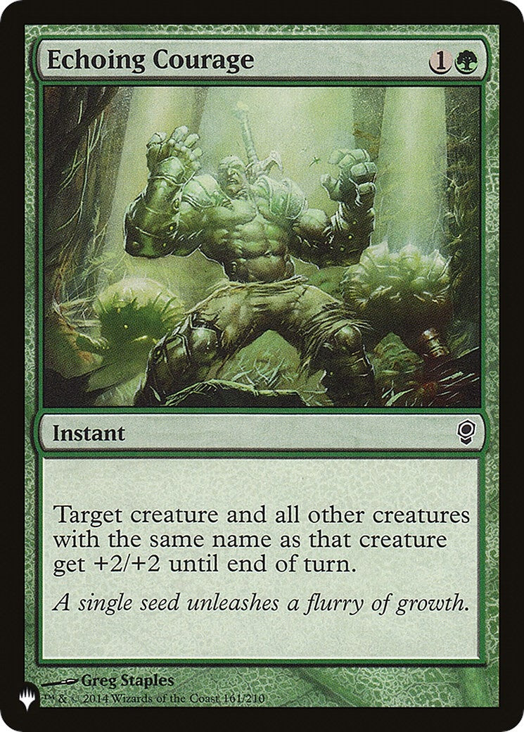 Echoing Courage (161) [LIST] - MTG Single