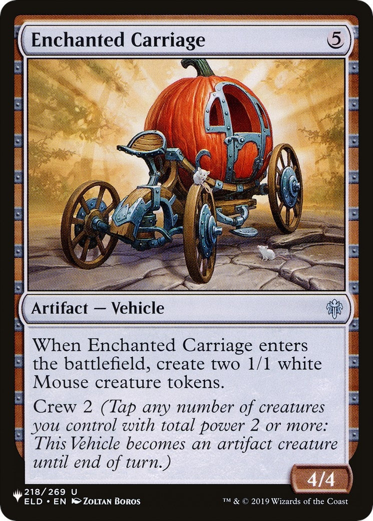 Enchanted Carriage (218) [LIST] - MTG Single