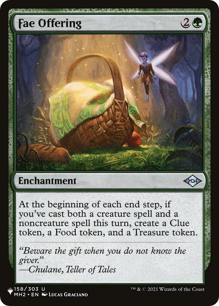 Fae Offering (158) [LIST] - MTG Single