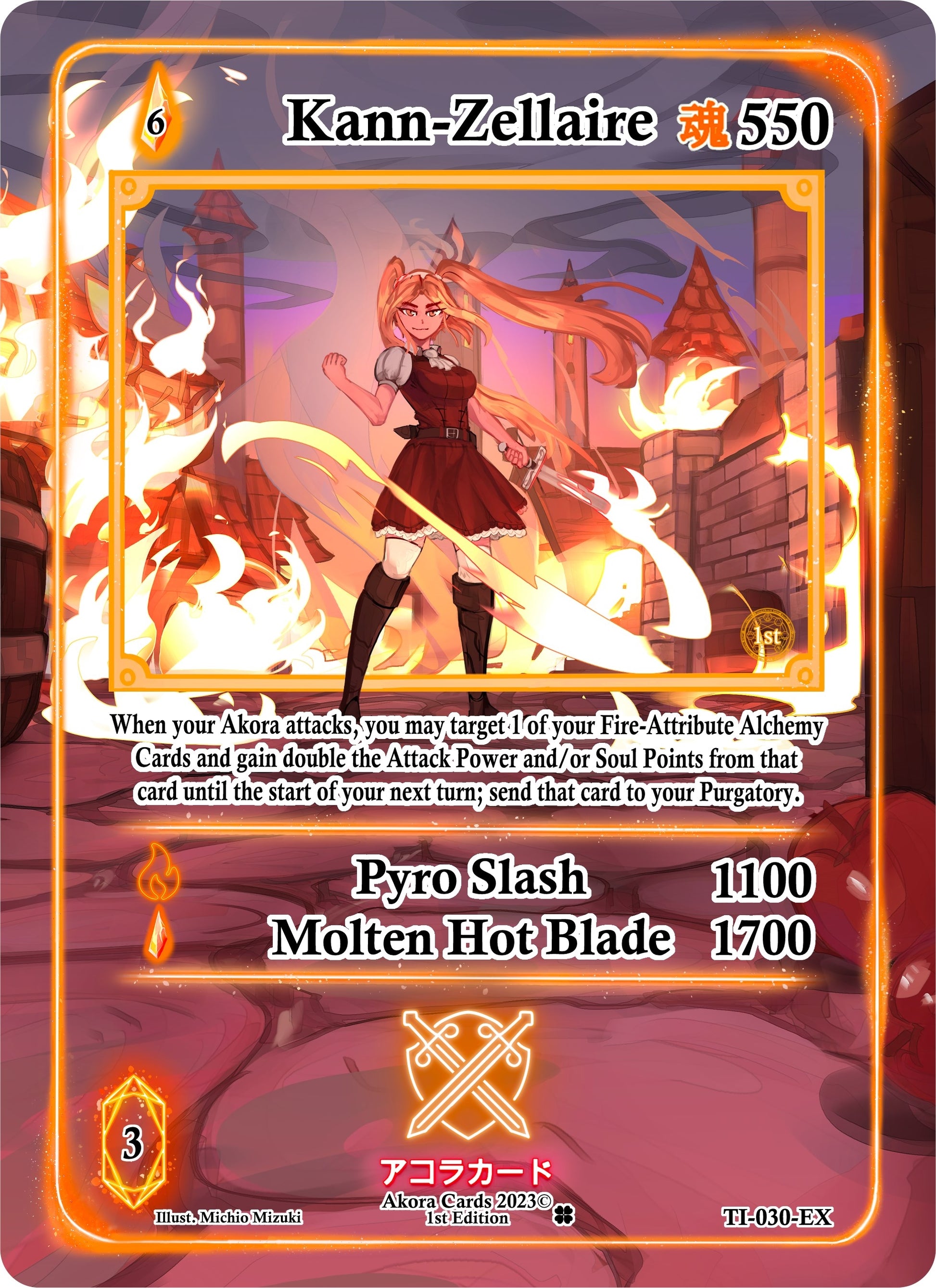 Kann-Zellaire (Extended Art) (30) (TI1E) - Akora TCG Single