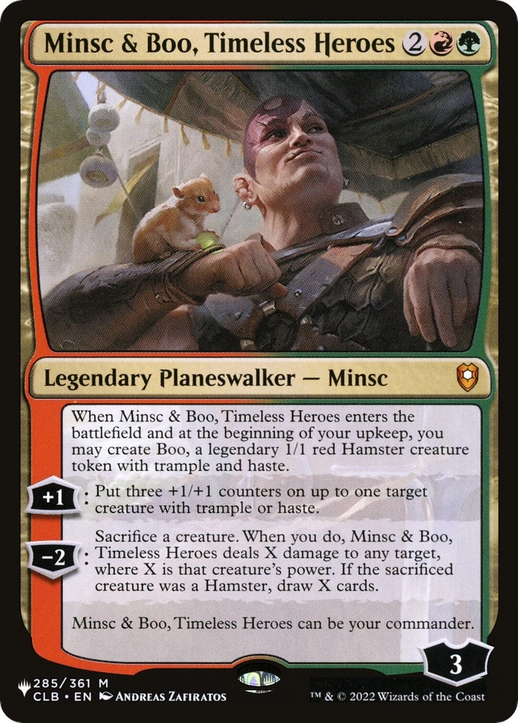 Minsc & Boo Timeless Heroes (285) [LIST] - MTG Single