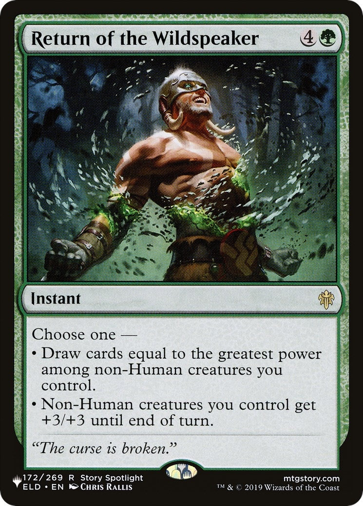 Return of the Wildspeaker (172) [LIST] - MTG Single