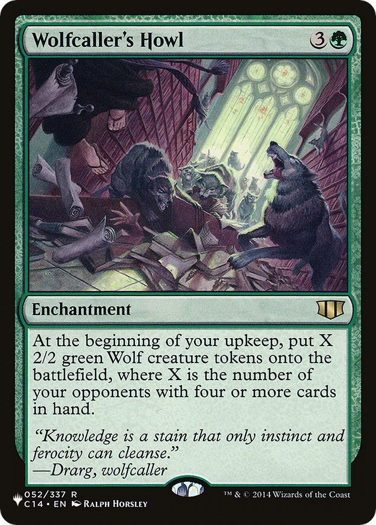 Wolfcaller’s Howl (52) [LIST] - MTG Single
