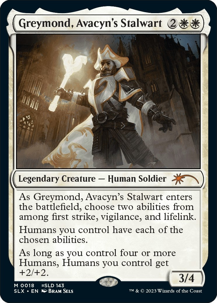 Greymond Avacyn’s Stalwart (18) [SLX] - MTG Single