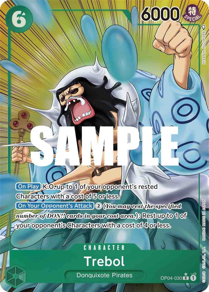 Trebol (Alternate Art) (4030) (OP04) - One Piece Card Game Single