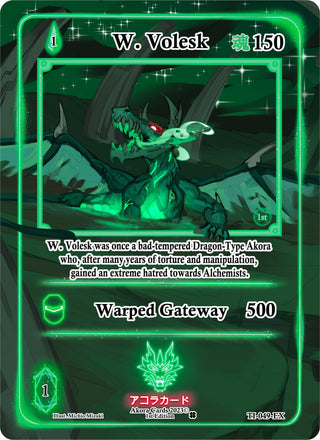 W. Volesk (Extended Art) (49) (TI1E) - Akora TCG Single