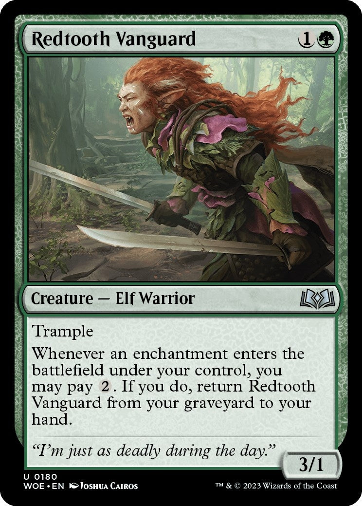 Redtooth Vanguard (180) [WOE] - MTG Single
