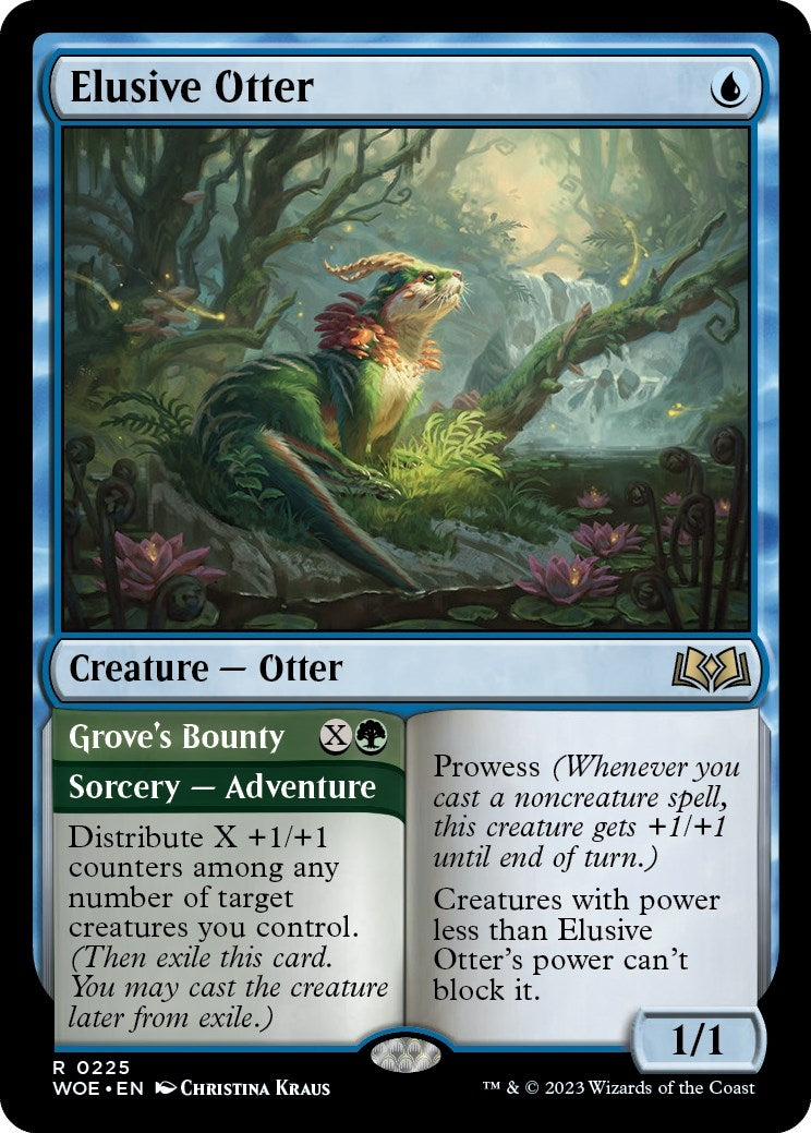 Elusive Otter (225) [WOE] - MTG Single