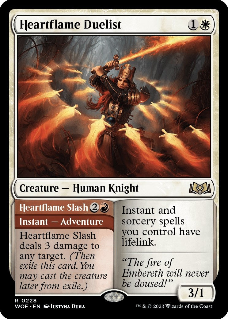 Heartflame Duelist (228) [WOE] - MTG Single