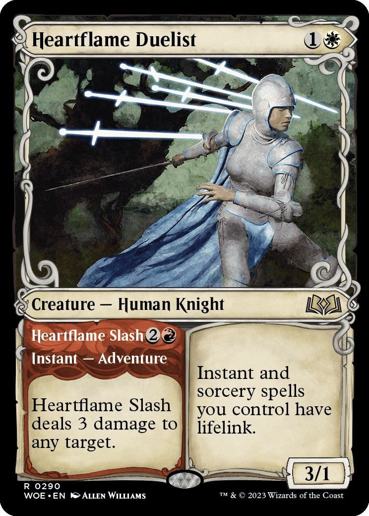 Heartflame Duelist (Showcase) (290) [WOE] - MTG Single