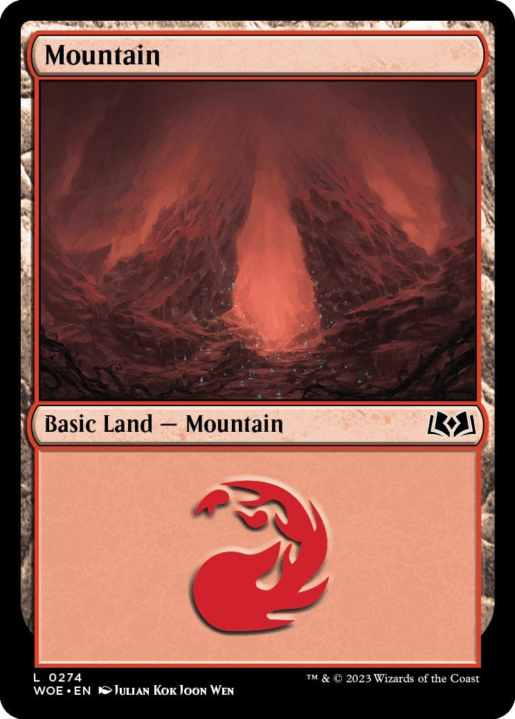 Mountain (0274) (274) [WOE] - MTG Single