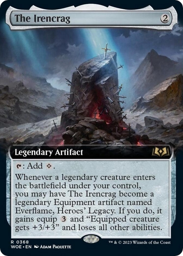 The Irencrag (Extended Art) (368) [WOE] - MTG Single